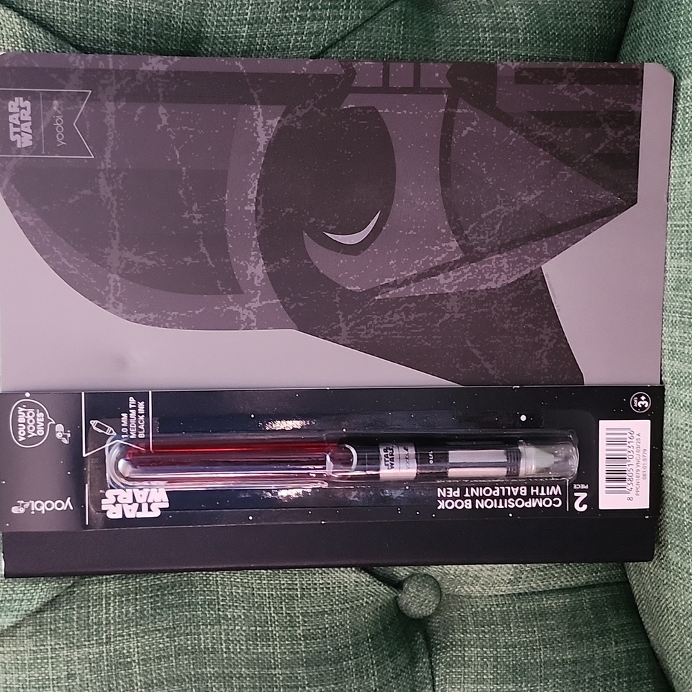 Star Wars Darth Vader Composition Book and Pen Set